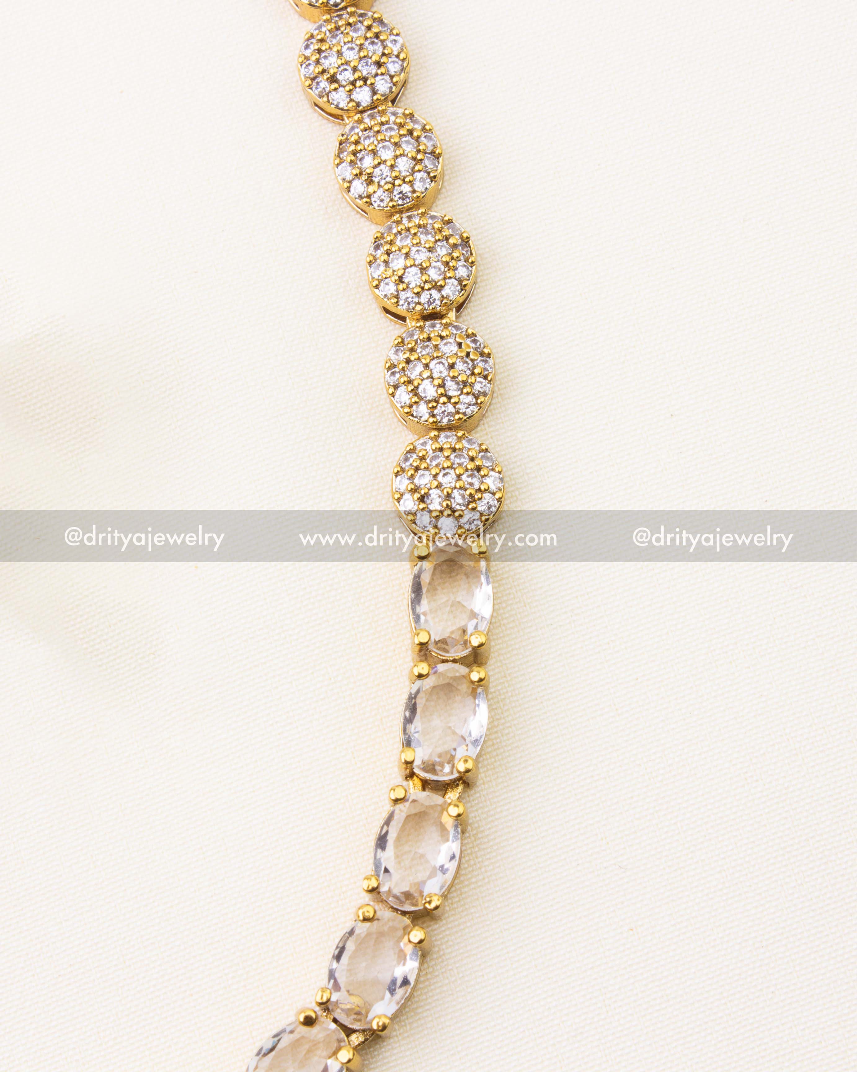 Simple AD Short Necklace Set