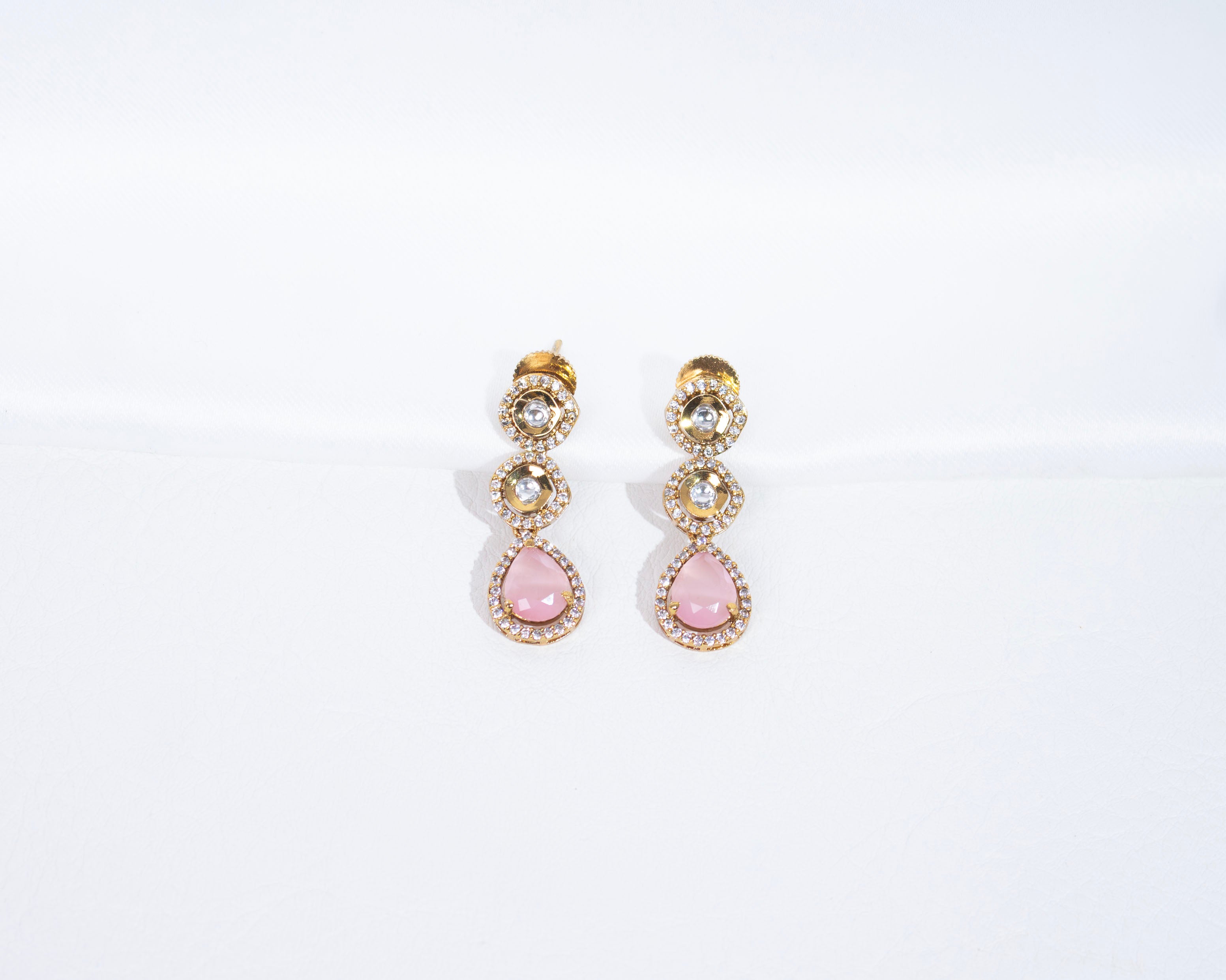 Pink Teardrop Necklace