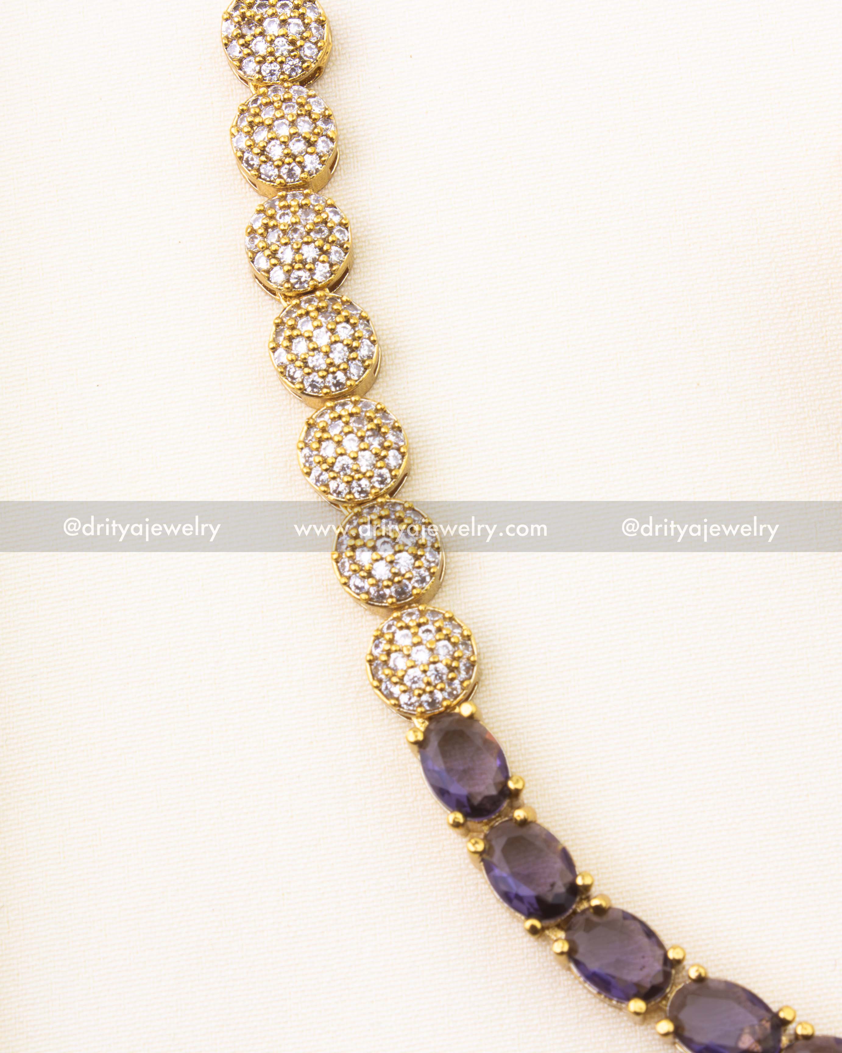Simple AD Short Necklace Set