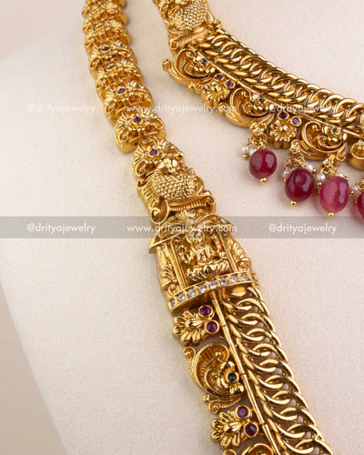 Nakshi Jalebi Chain Design with Temple Work
