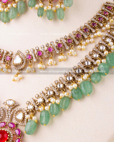 Luxurious Kundan Layered Necklace Set