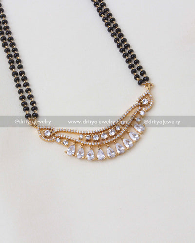 Close-up of diamond-look-alike cubic zirconia pendant