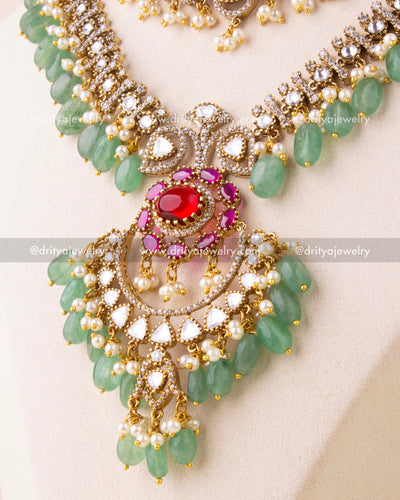 Luxurious Kundan Layered Necklace Set
