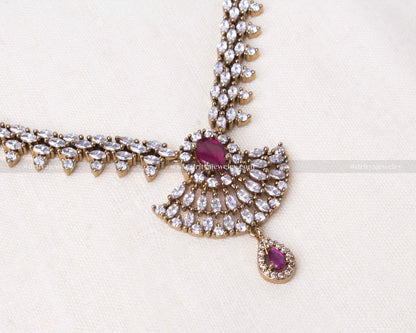 Victorian CZ Necklace 223