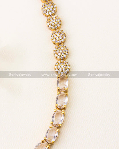 Simple AD Short Necklace Set