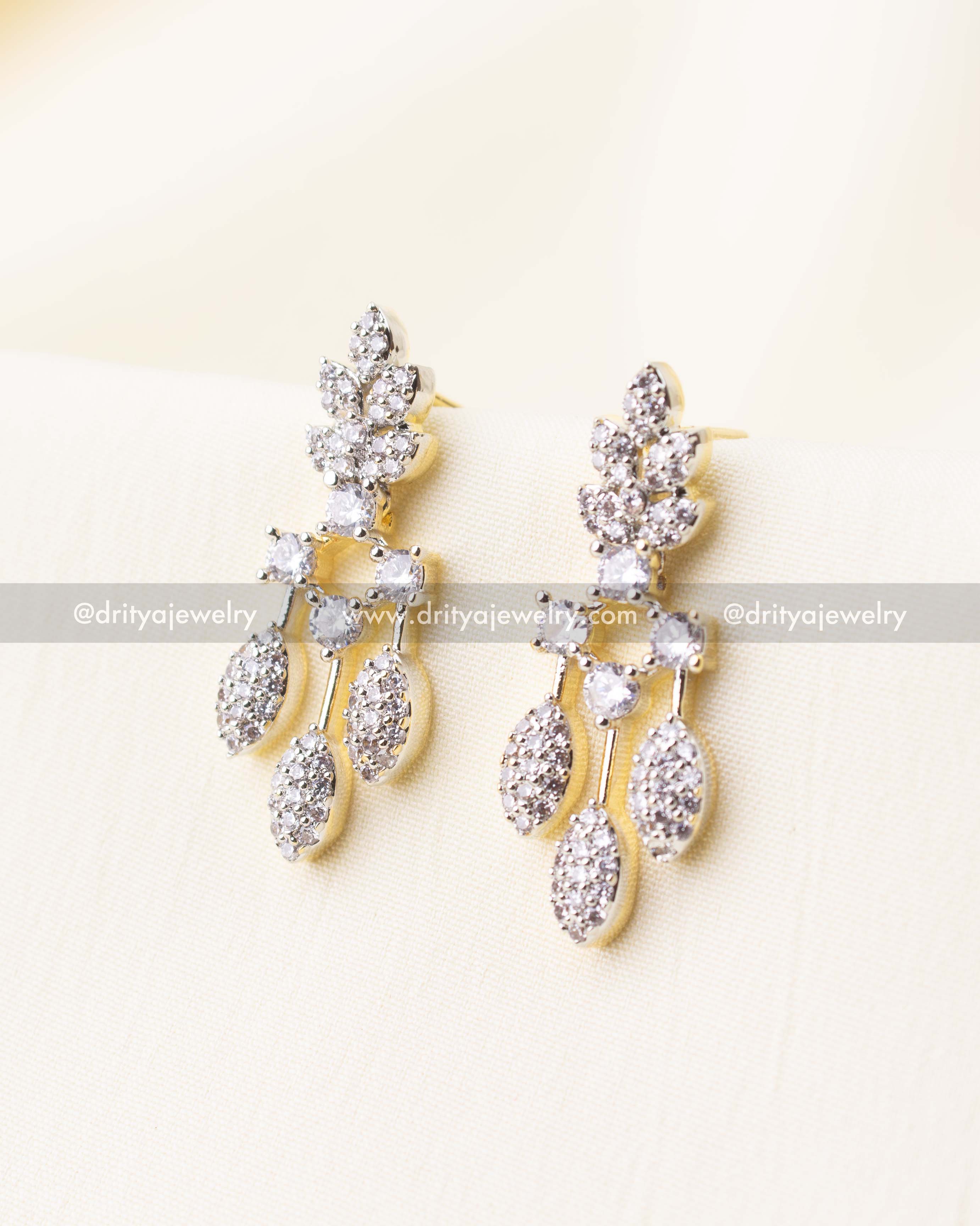CZ Necklace Set with GJ Polish