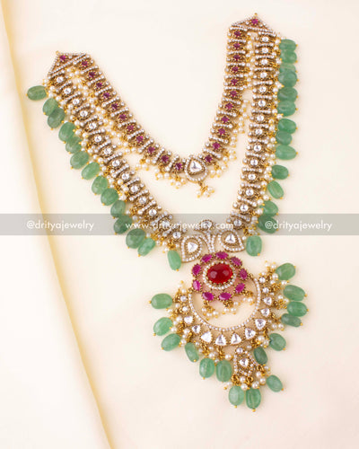 Luxurious Kundan Layered Necklace Set