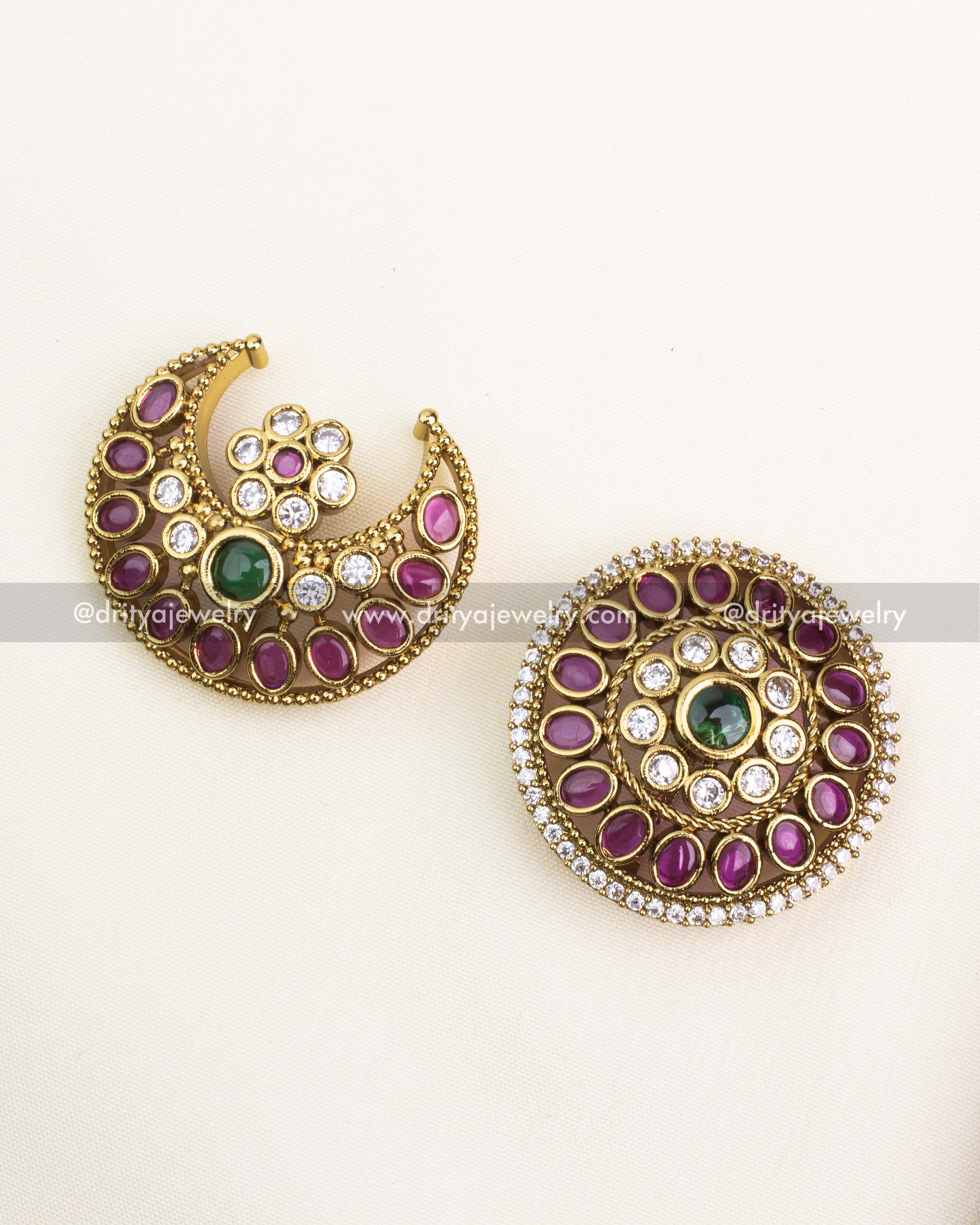 Premium Antique Sun & Moon Hair Pins