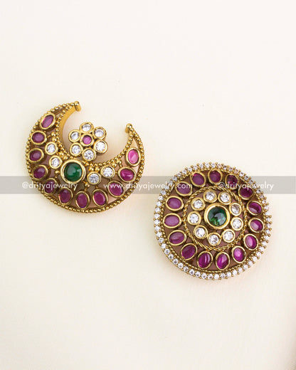 Premium Antique Sun & Moon Hair Pins