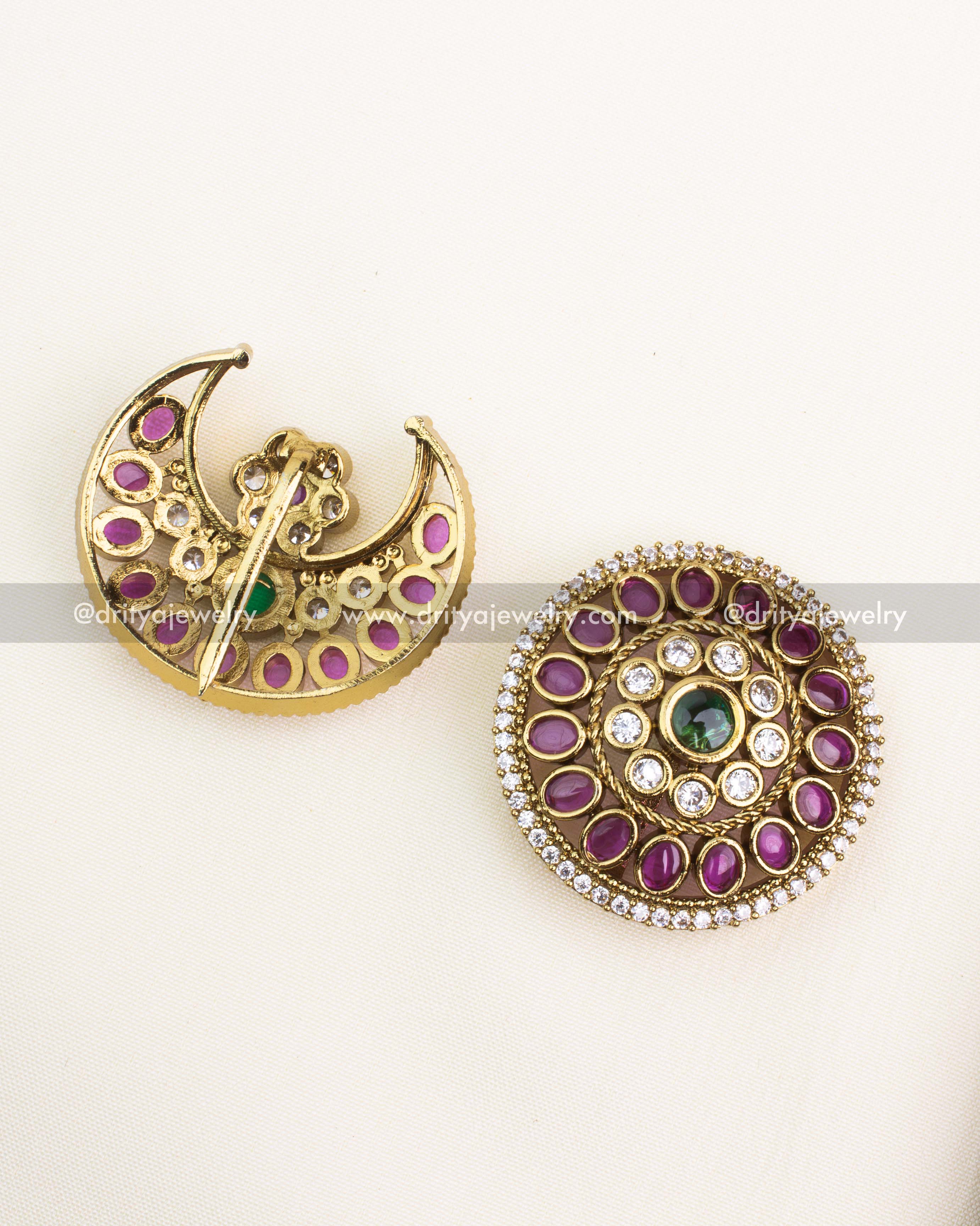 Premium Antique Sun & Moon Hair Pins
