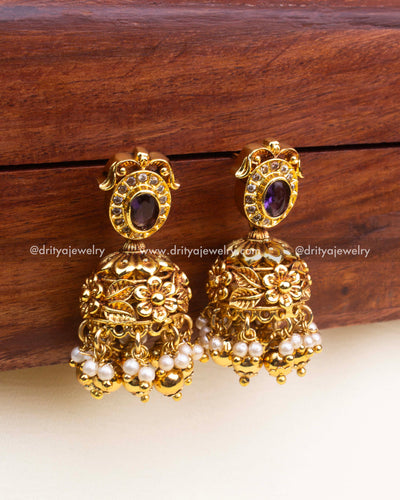 Premium Nakshi Temple Short Necklace