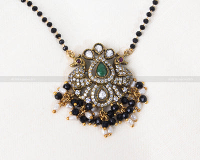 Victorian Black Beads