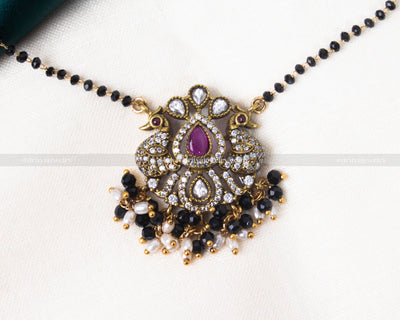 Victorian Black Beads