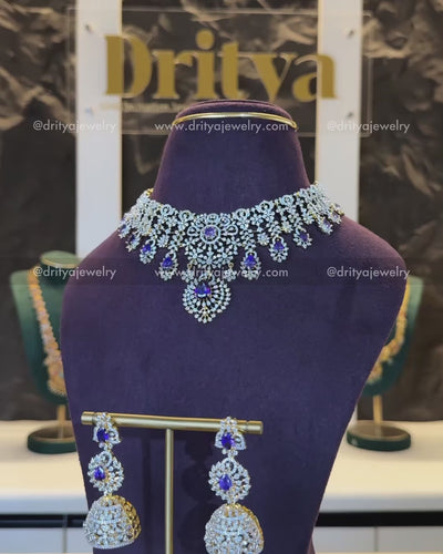 Premium Diamond Replica Necklace Set