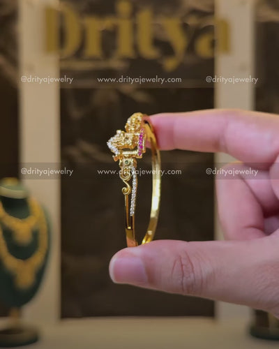 Premium Openable Temple Kada with Deity